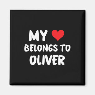 Oliver - Mein Herz gehört Oliver - Liebe Magnet