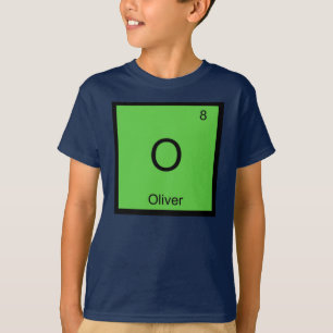 Oliver Name Chemie Element Periodensystem T-Shirt