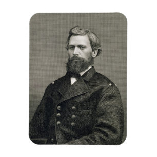 Oliver Otis Howard (1830-1909), graviert von Magnet