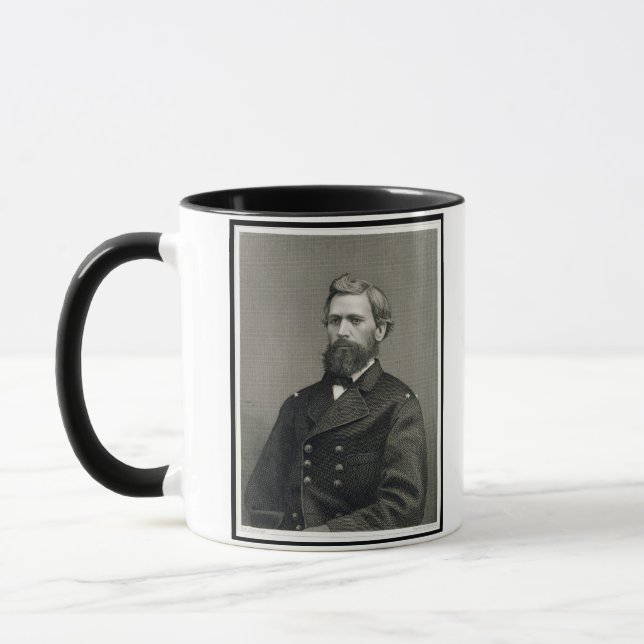 Oliver Otis Howard (1830-1909), graviert von Tasse (Links)