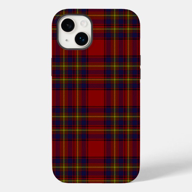 Oliver tartan rot-blau kariert Case-Mate iPhone hülle (Rückseite)