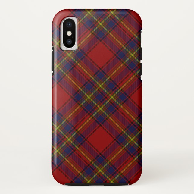 Oliver tartan rot-blau kariert Case-Mate iPhone hülle (Rückseite)