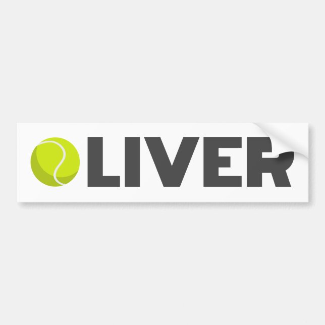 Oliver Tennis Autoaufkleber (Vorne)