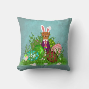 Oliver The Otter and the Great Easter Egg Hunt Kissen