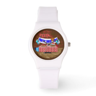 Oliver The Otter is 6 Years Old! Happy Birthday Armbanduhr