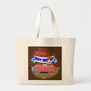 Oliver The Otter is 6 Years Old! Happy Birthday Jumbo Stoffbeutel