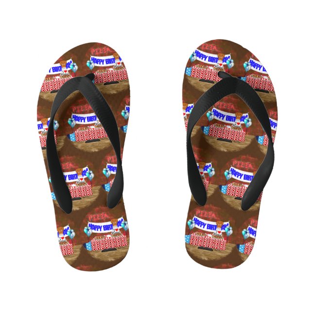 Oliver The Otter is 6 Years Old! Happy Birthday Kinderbadesandalen (Fußbett)