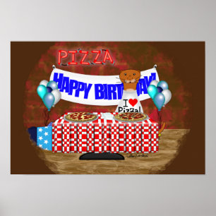 Oliver The Otter is 6 Years Old! Happy Birthday Poster