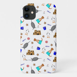 Oliver The Otter Summer Beach Vacation Pattern Case-Mate iPhone Hülle