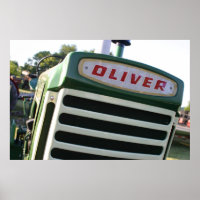 Oliver tractor decal