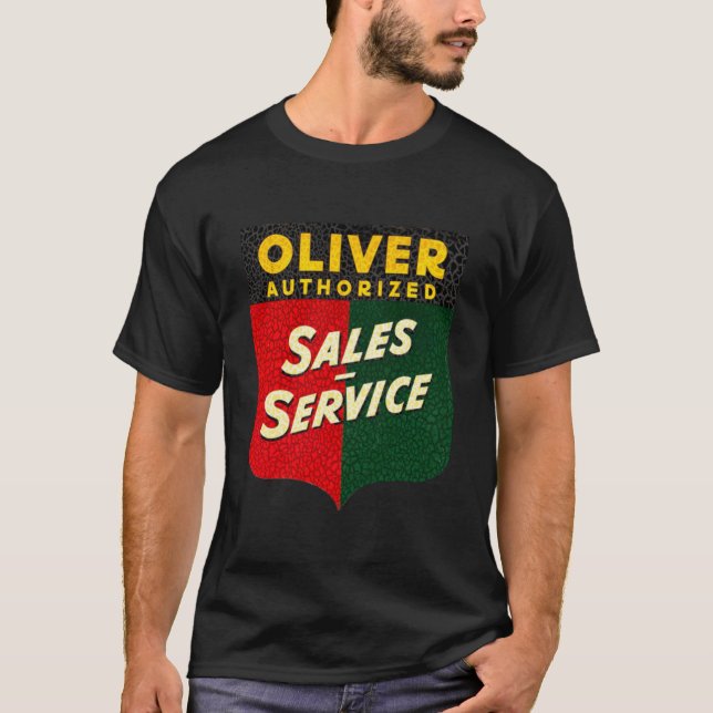 Oliver Tractors und Ausrüstung USA T-Shirt (Vorderseite)