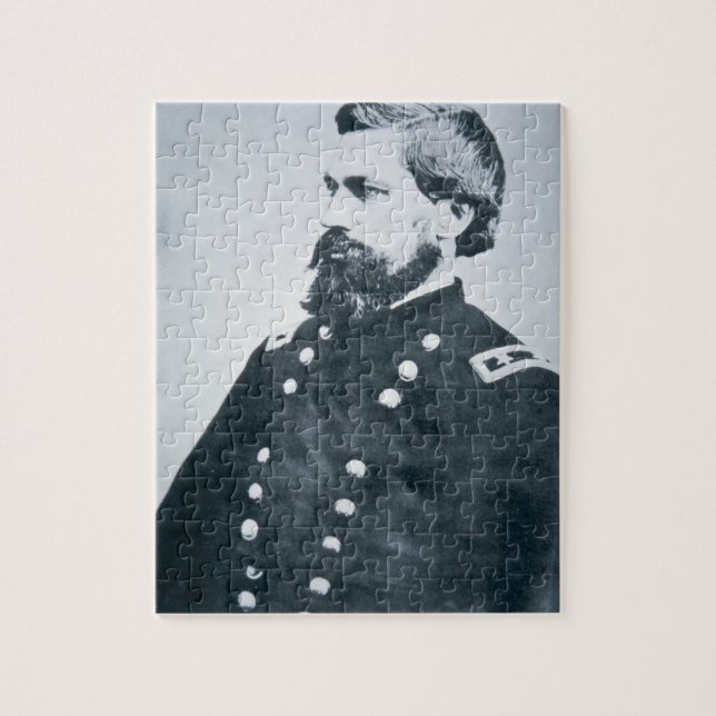 OliverOtis Howard (b/w Foto) Puzzle (Vertikal)