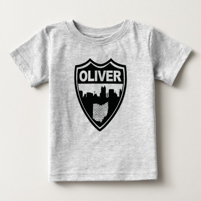 Oliverskyline-T-Shirt Baby T-shirt (Vorderseite)