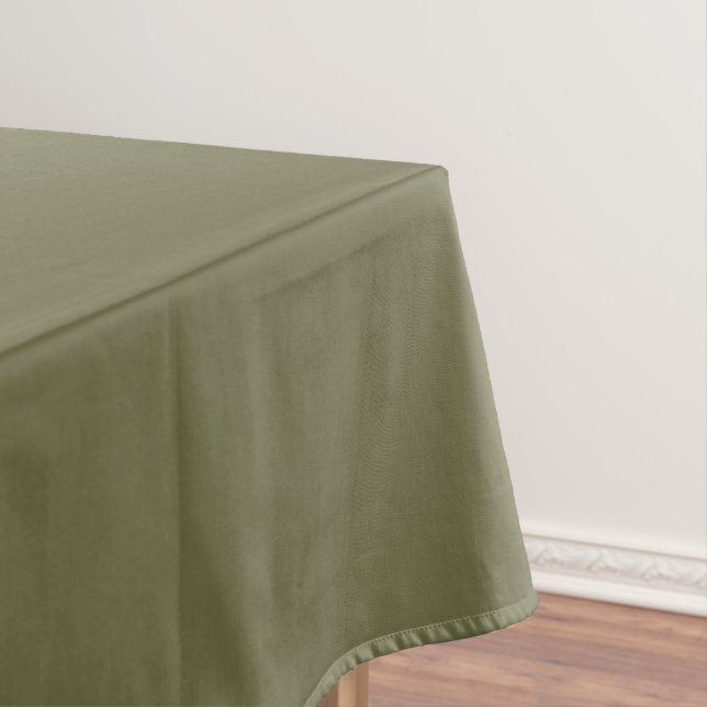 Olivgrün, erdgrün, solide Farbe drucken Tischdecke (Beispiel)