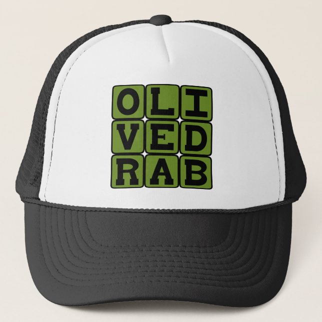 Olivgrün, Farbe Truckerkappe (Vorderseite)