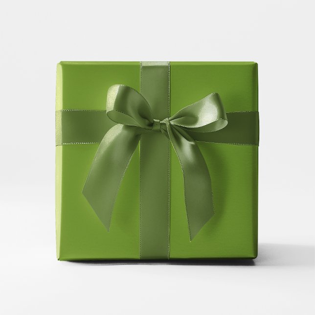 Olivgrün Geschenkpapier (Olive Green Wrapping Paper)