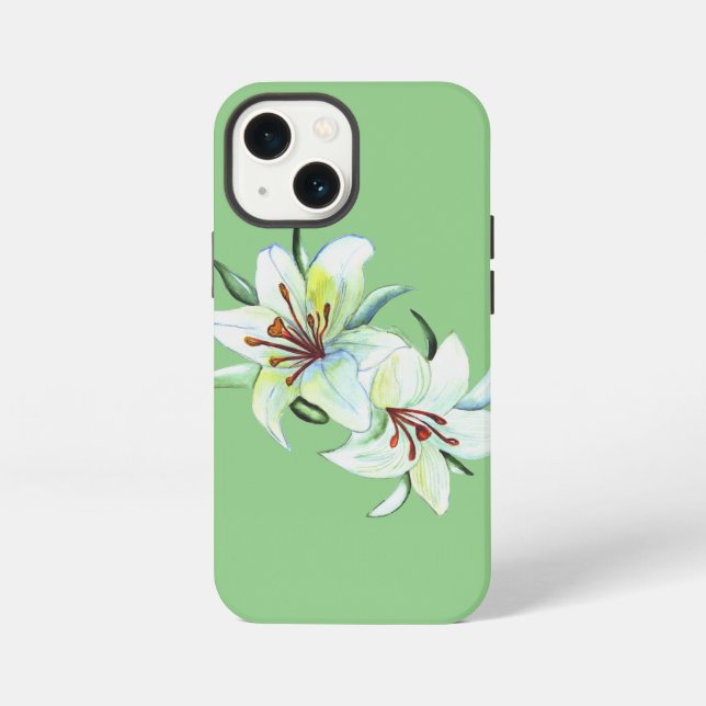 Olivgrün iPhone Hülle (Rückseite)