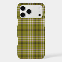 Olivgrün kariertes Retro-Farben-iPhone-Case