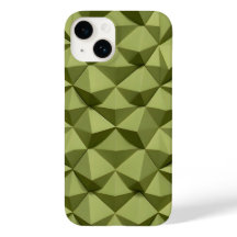 Olivgrüne iPhone-Hülle Minimalistisches Modernes D