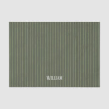 Olivgrüne Nadelstreifen