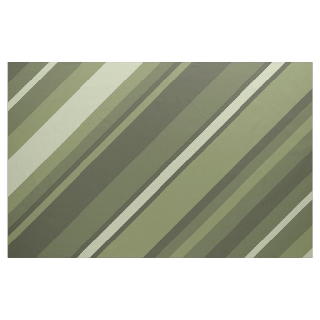 Olivgrüne Streifen Stoff (Fat Quarter (45,7 x 55,9 cm))