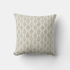 Olivgrüner Diamant-Geometrischer-Minimalist-Wurfki Kissen