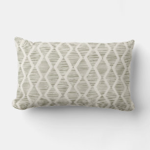 Olivgrüner Diamant-Geometrischer Minimalistischer Lendenkissen
