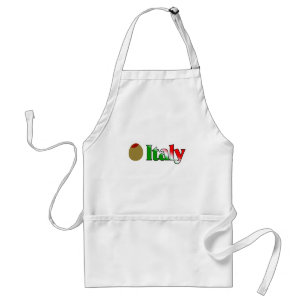 Olivgrünes (i-Liebe) Italien Schürze