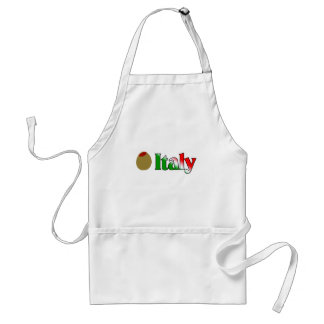 Olivgrünes (i-Liebe) Italien Schürze
