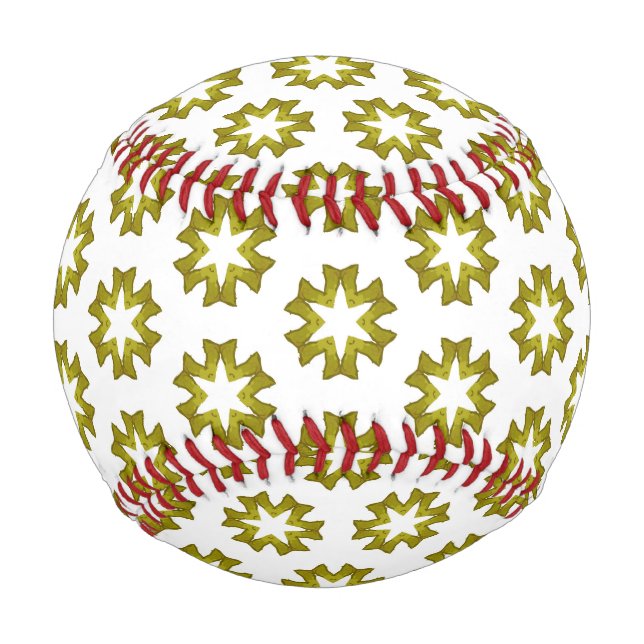 Olivgrünes Muster Baseball (Vorderseite)