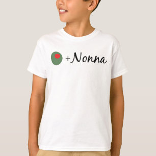 Olivgrünes Nonna T-Shirt