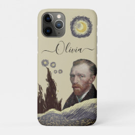 OLIVIA Artistic VanGogh pastel color brown elegant Case-Mate iPhone Hülle