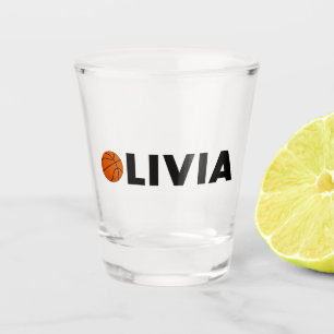 Olivia Basketball Schnapsglas