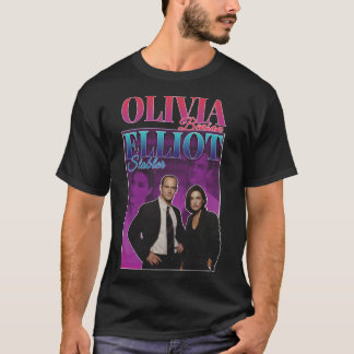 Olivia Benson &amp; Elliot Stabler 90er Inspiriert T-Shirt