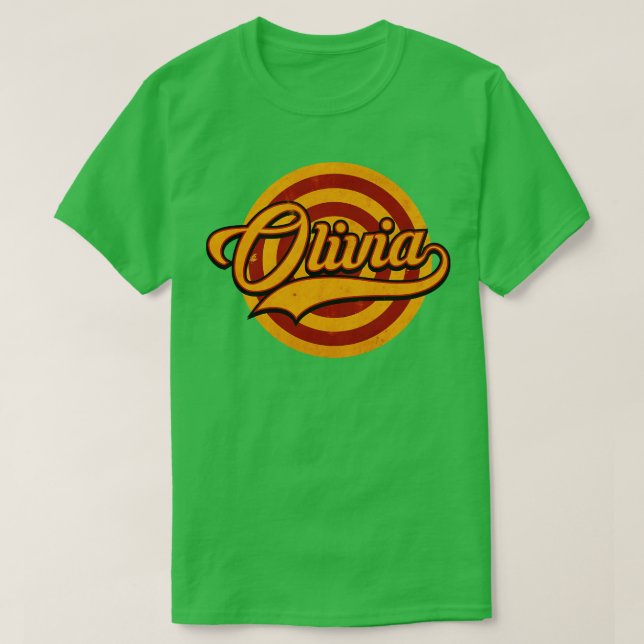 Olivia ist der Name T-Shirt (Design vorne)