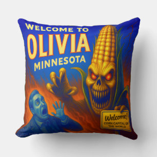 OLIVIA, MINNESOTA - KERNE HAUPTSTADT DER WELT. KISSEN