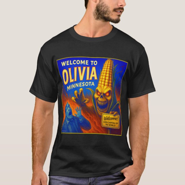 OLIVIA, MINNESOTA T - SHIRT. T-Shirt (Vorderseite)