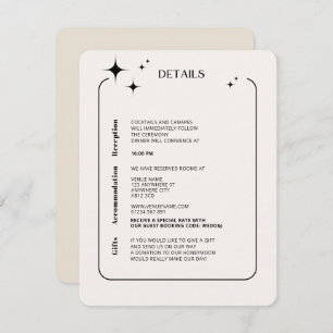 OLIVIA Moderne ivorische Himmelskarte Begleitkarte