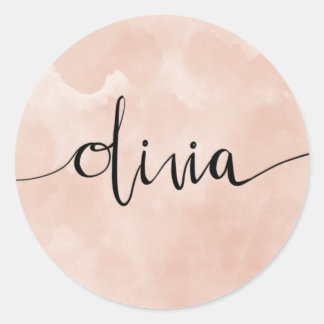 Olivia Name Hand Letter Sticker