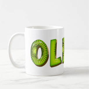 Olivia Name Kiwi Style Tasse Teetasse Kaffeetasse