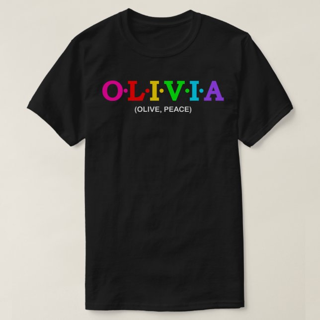 Olivia Olive Peace 1 T-Shirt (Design vorne)