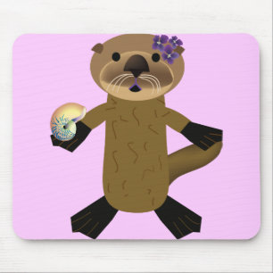 Olivia Otter Mousepad
