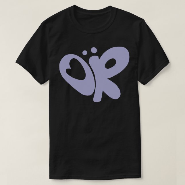 olivia rodrigo purple butterfly logo Sticker  T-Shirt (Design vorne)