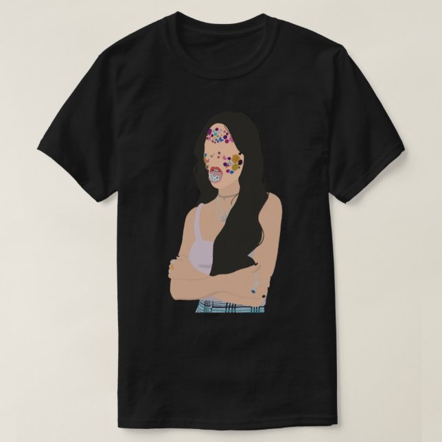 Olivia Rodrigo Sticker.png T-Shirt (Design vorne)