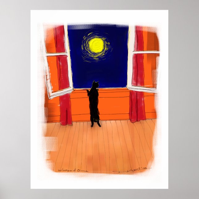 Olivia und Window Poster (Vorne)