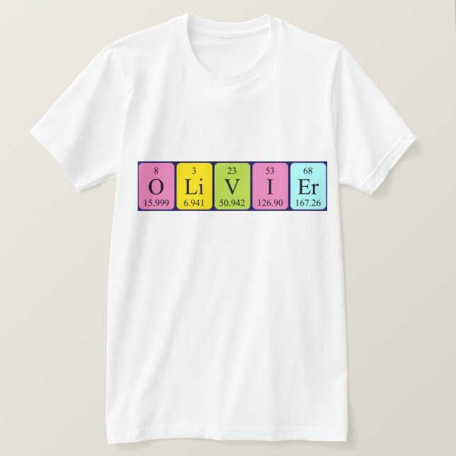 Olivier Periodenname Shirt (Design vorne)