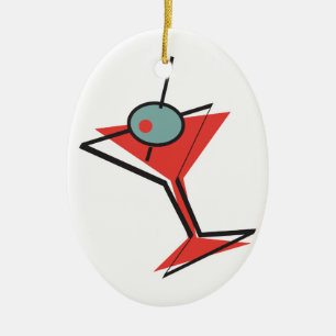 Olivmartini Keramikornament