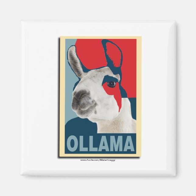 Ollama Obama - Magnet (Vorne)