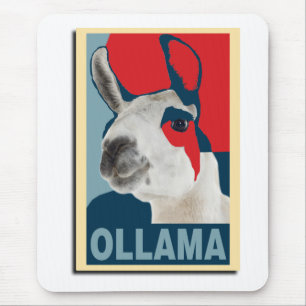 Ollama Obama - Mousepad