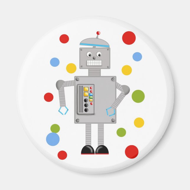 Ollie Der Roboter Magnet (Vorne)